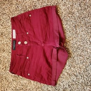 Burgundy Shorts